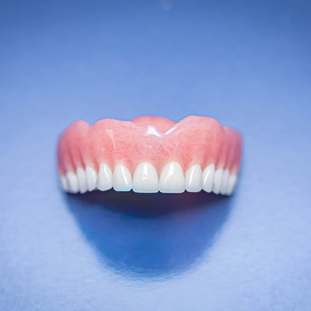 Digital printed upper denture at the IDA bench